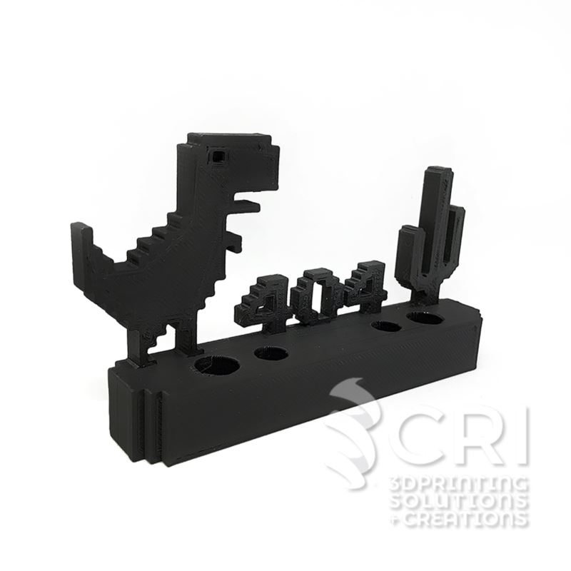 Portapenne Offline T-rex in stampa 3d